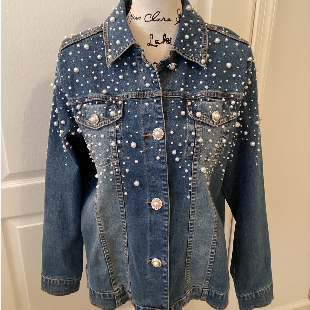 Beautifully Embellished Jean Jacket